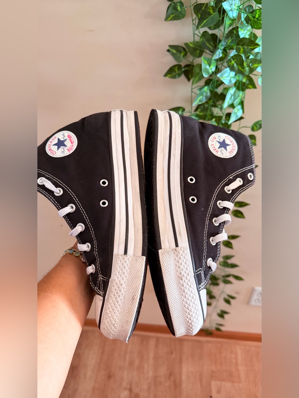Converse Black High-Top Kids Sneakers